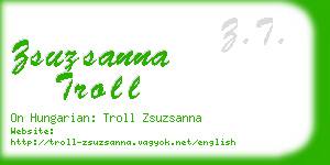 zsuzsanna troll business card